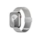 Curea metalica Hoco (WA26), pentru iWatch, inchidere magnet, Universal Size (42/44/45/49mm) - Double Buckle, Milanese Style, Silver