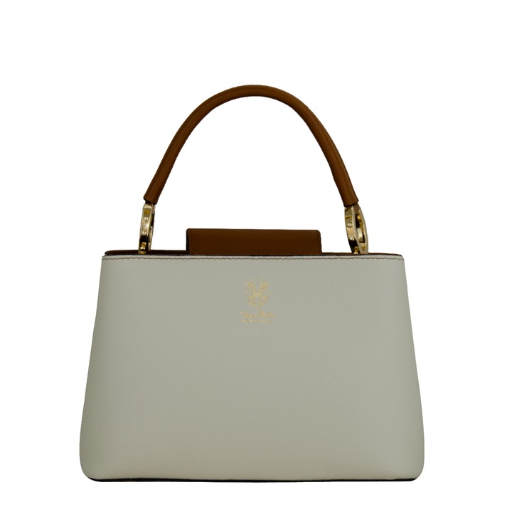 Női valódi bőr táskák Ema Eva Bags, Cuoio/Bézs