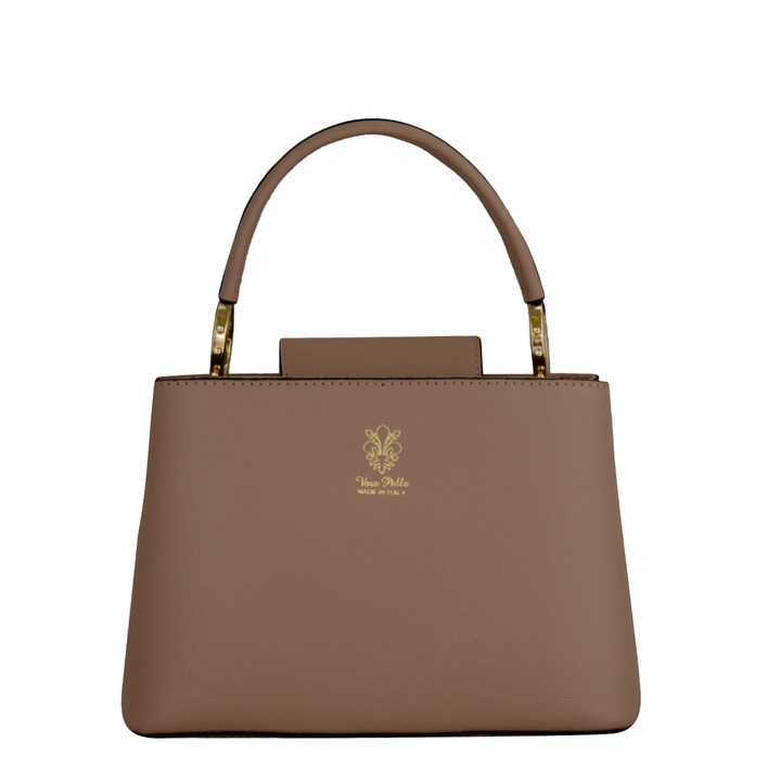 Női valódi bőr táskák Ema Eva Bags, Púderrózsaszín