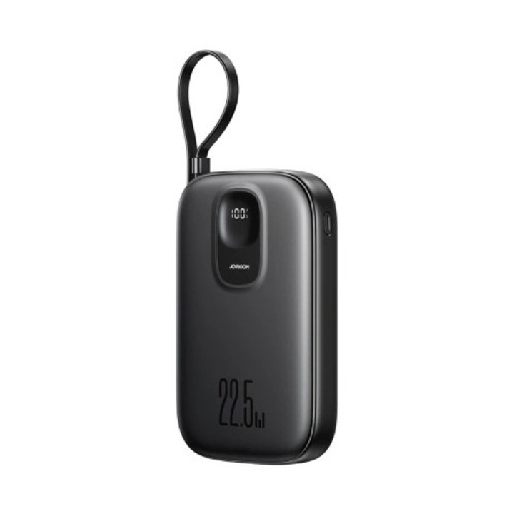 Baterie Externa Joyroom JR-PBF18, 10000mAh, 22.5W, QC + PD, 1 x Lightning - 1 x USB-A - 1 x USB-C, Neagra
