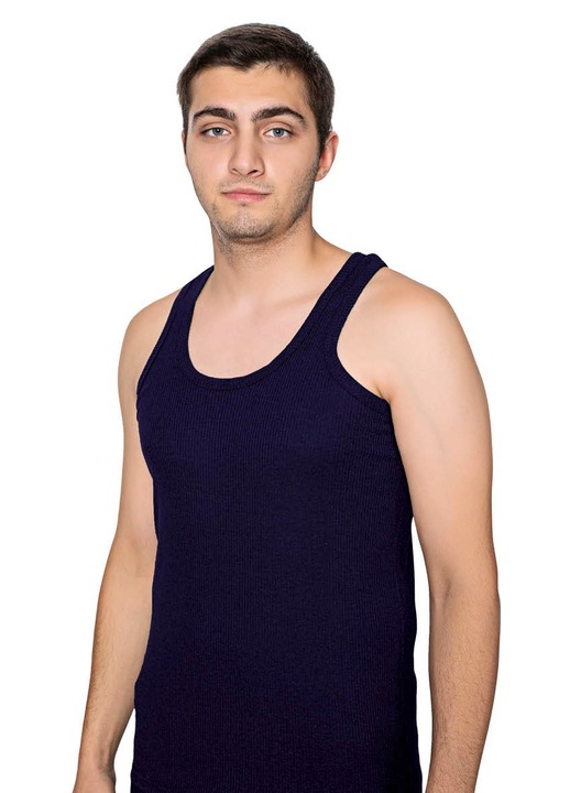 Мъжка тениска, тъмносиня, Тъмносин