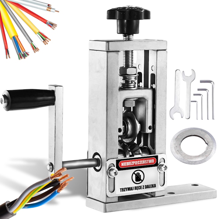 Клещи за оголване на кабели, Heckermann, модел LGJ-888, 1x21 мм, размери 15.5x4x18.5 см