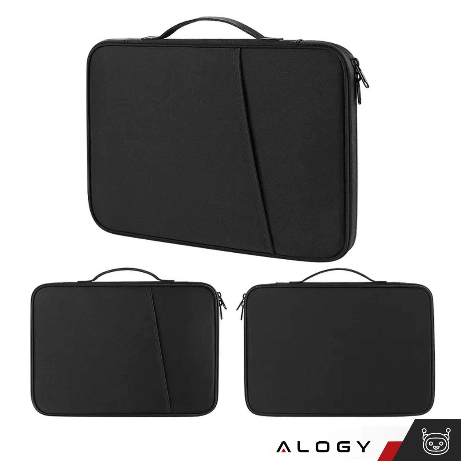 Etui universal pentru tableta, Alogy, 11 inch, impermeabil, 4 compartimente, 30.3x23.5x3cm