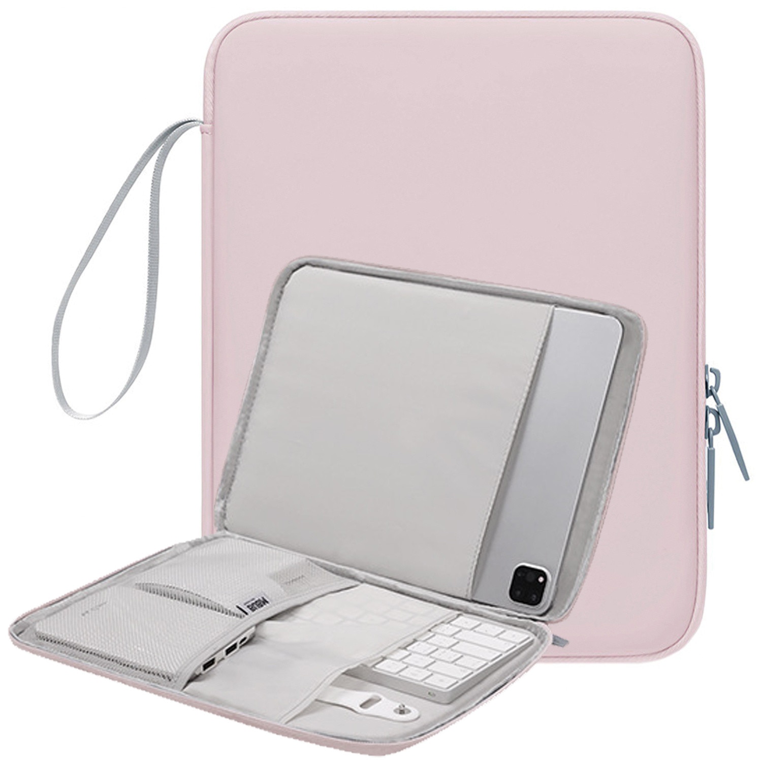 Torba universala pentru tableta, Bubm, 10.9 inch, waterproof, 28x21.5x2.5cm, set cu 3 buzunare