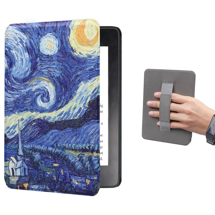 Etui Smart Case pentru Kindle Paperwhite 5, multicolor, 1 bucata, protectie eficienta, suport confortabil