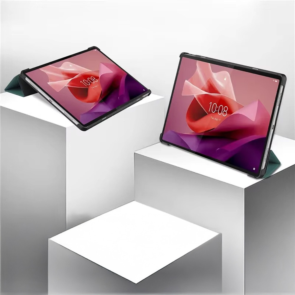 Etui Smart Case set pentru Lenovo Tab P12 TB370, granat, 12,7"
