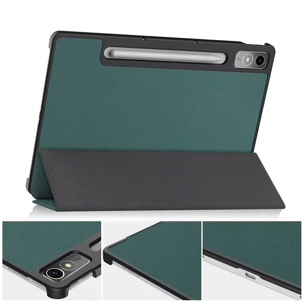 Etui Smart Case set pentru Lenovo Tab P12 TB370, verde, 12,7"