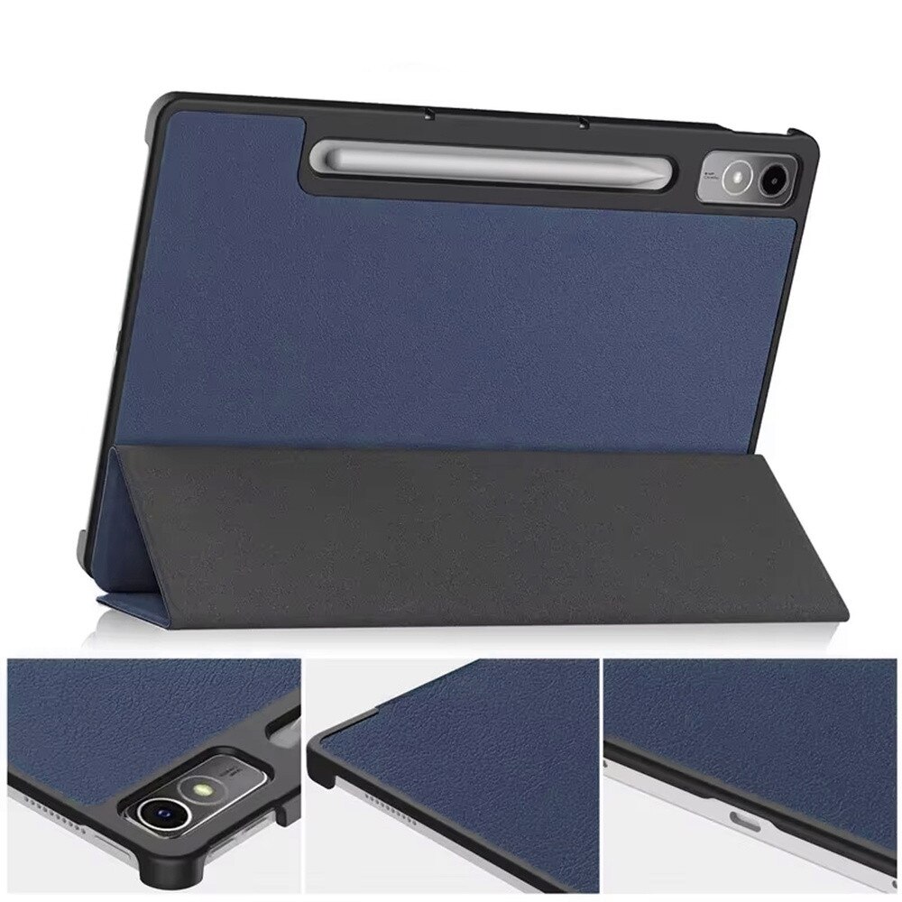 Etui Smart Case set pentru Lenovo Tab P12 TB370, granat, 12,7"