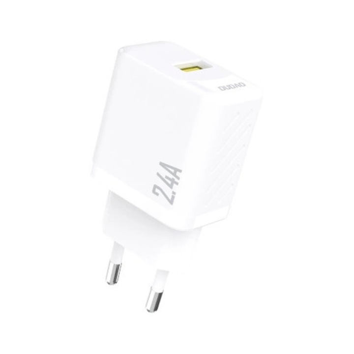 Incarcator USB-A Dudao A23, 2.4A, compact, alb