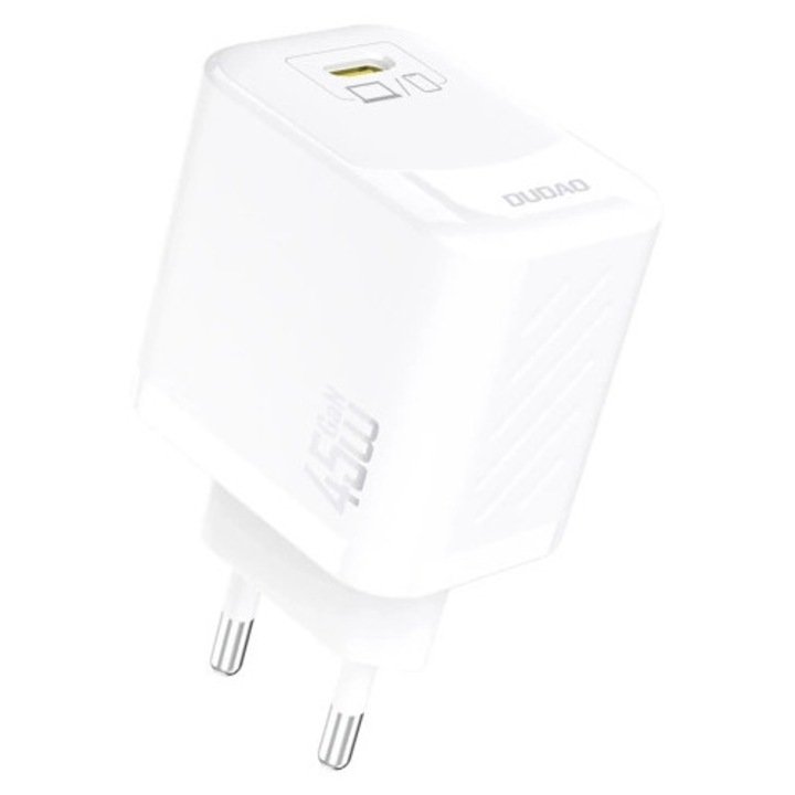 Incarcator Retea Dudao A28, 45W, 3A, 1 x USB-C, Alb