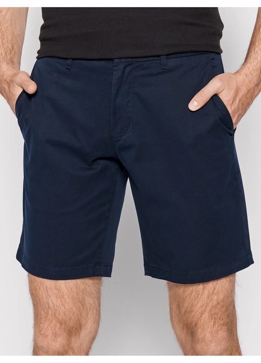Pantaloni scurti Tommy Hilfiger, bumbac, bleumarin, 97% bumbac, 3% elastan, 38 US