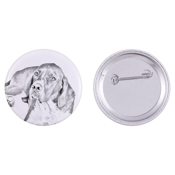 Bross, Art-Dog, ezüst-fehér, unisex