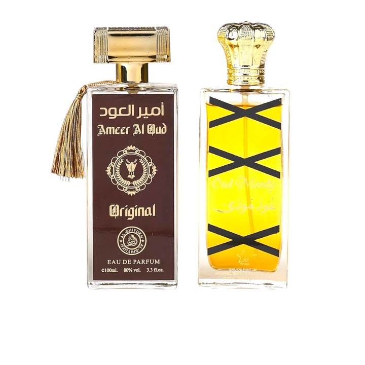Eau de Parfum, Ameer Al Oud Original / Oud Moody, Férfi, 2x100 ml, Szett