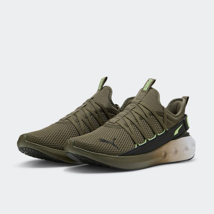 Pantofi sport barbati, Puma Softride Carson, plasa, kaki