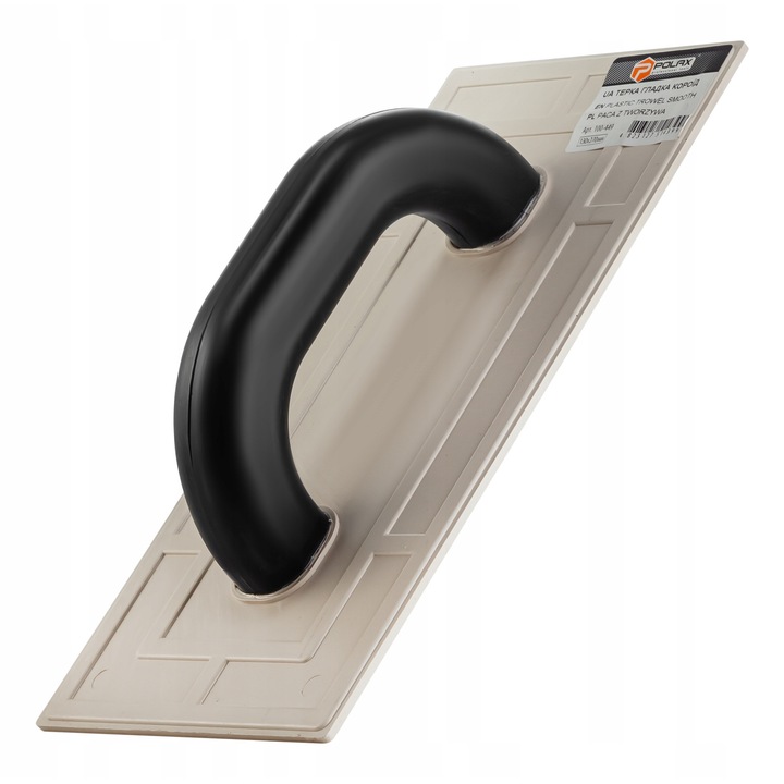 Polax műanyag spatula 130x270 mm, zárt nyéllel, nedvességálló, ergonomikus