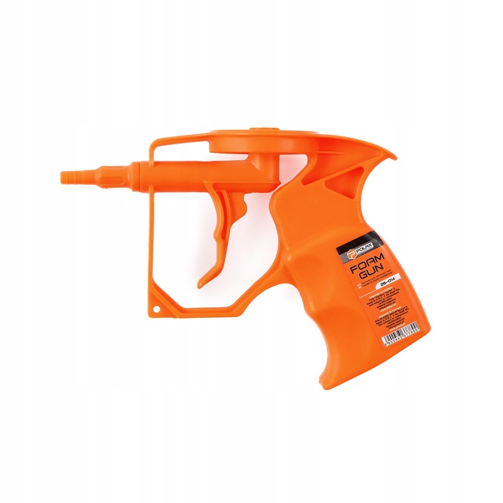 Pistol spuma montaj Polax mini plastic 145x145mm set accesorii
