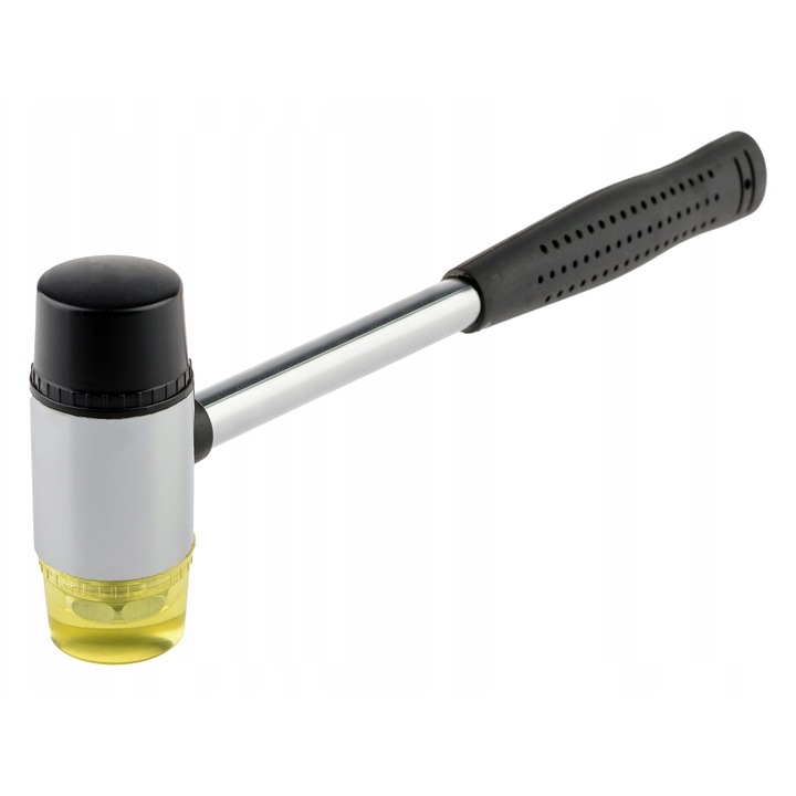 Тенекеджийски чук Polax 400 гр., сменяеми глави, гума, метал, 35 мм