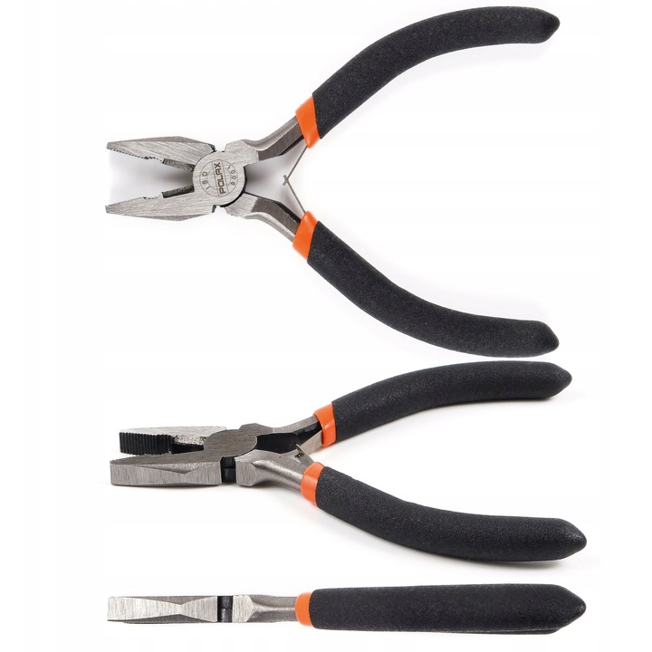 Cleste universal mini, Polax, otel, 130 mm, multicolor