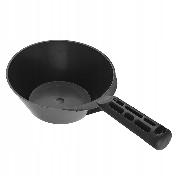 Polax műanyag kőműveslapát 0,8l 17x29cm fekete