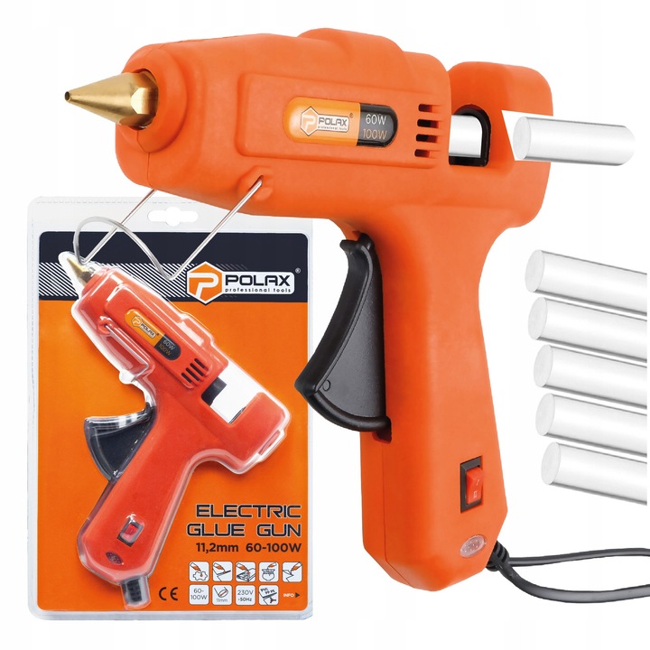 Поялник Polax 60-100W 11.2 мм бял 140 см