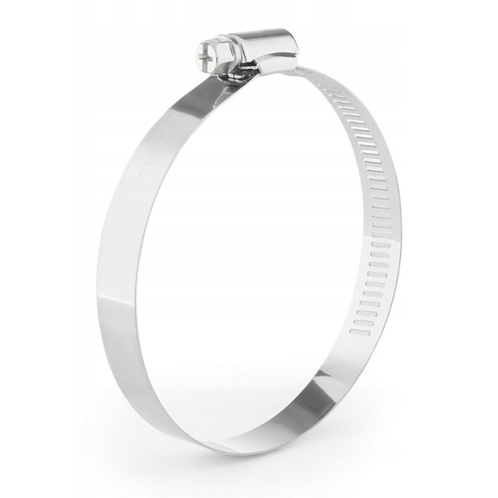 Szorítószalag csavarral 70-90 mm, rozsdamentes acél Polax 10 darabos készlet