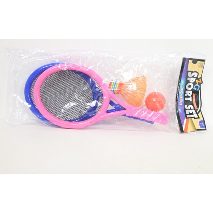 Комплект от 2 ракети, розово/синьо