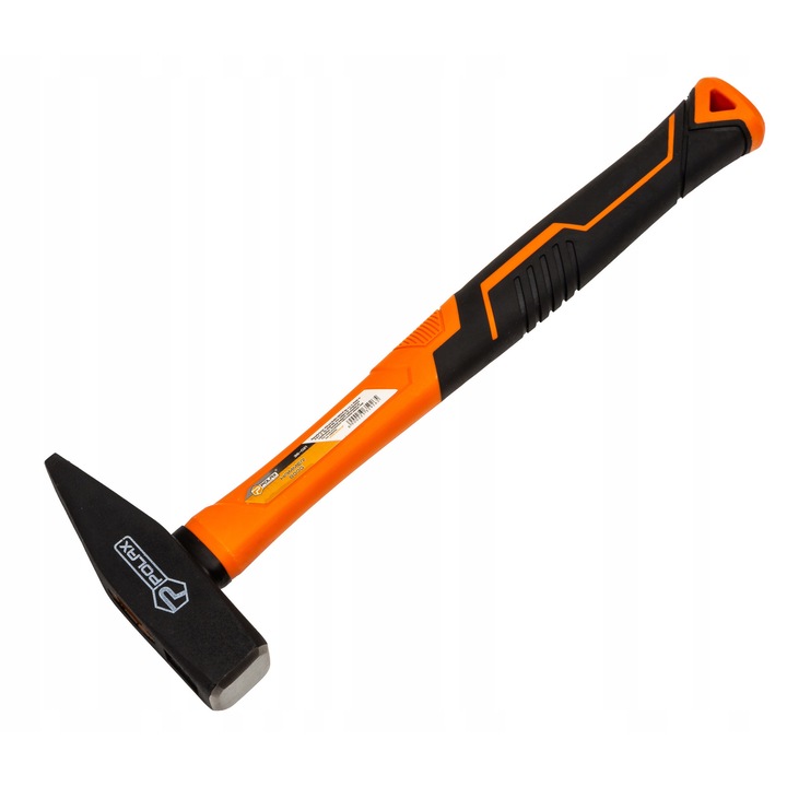 Ciocan de lacatus Polax 800g, fibra de sticla, rezistent la coroziune, usor de utilizat