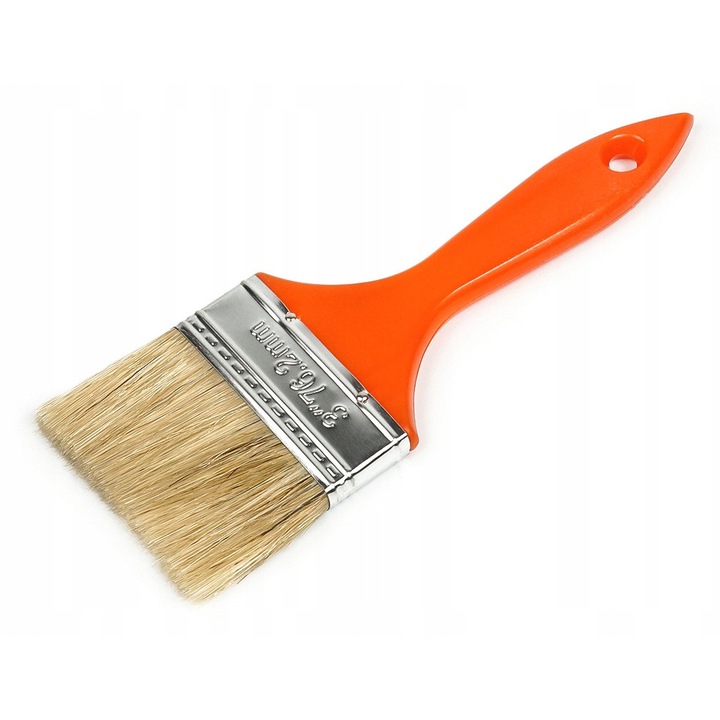 Polax ECO lapos kefe, 7,5 cm, vegyes sörték, 75x11x40mm, 1 kefe/készlet