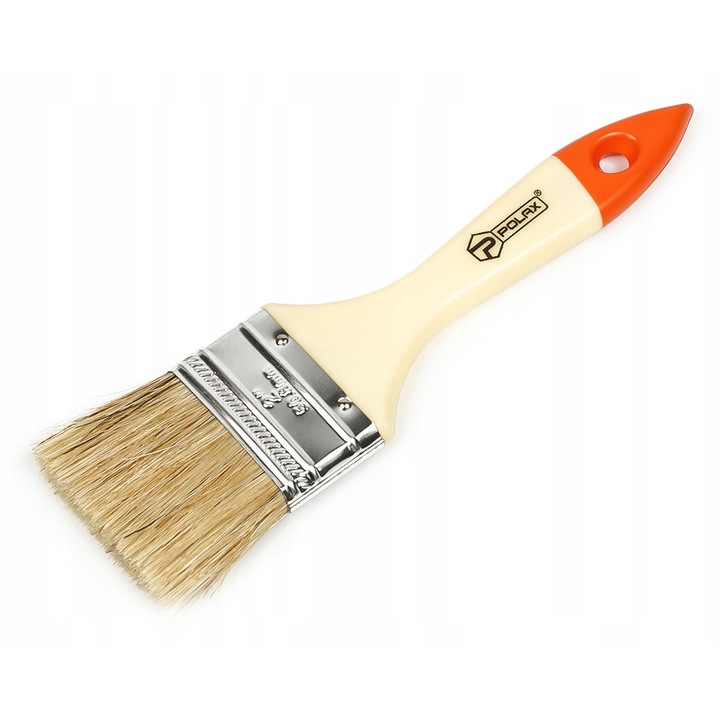 Плоска четка Polax, 5 см, Пластмасова дръжка