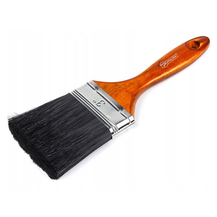 Polax lapos ecset 7,5 cm-es szintetikus sörtékkel, műanyag nyéllel