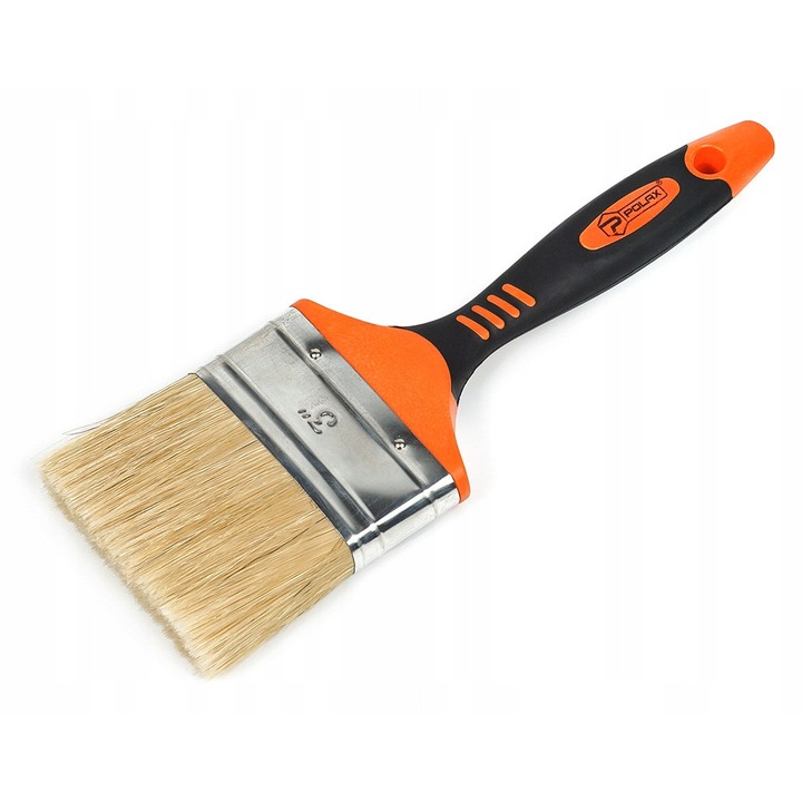 ELITE Polax lapos kefe, 7,5 cm, vegyes sörték, csúszásmentes nyél