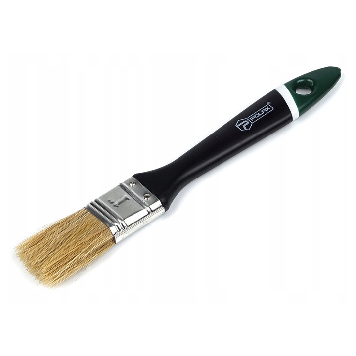 Polax lapos ecset, 2,5 cm, vegyes sörték, műanyag nyél