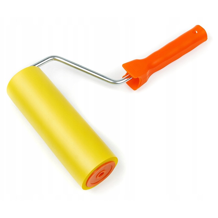 Tapétanyomó henger, Polax, 18 cm, habszivacs, nyéllel