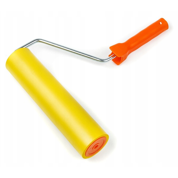 Tapétanyomó henger, Polax, 25 cm, habszivacs, nyéllel