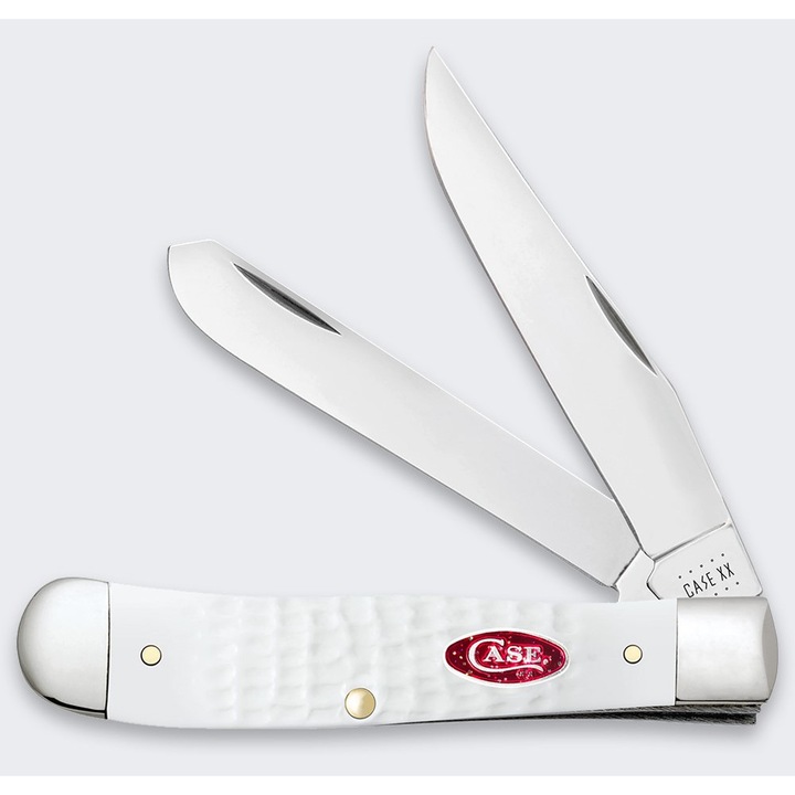 Cutit pliabil CARHARTT, doua lame, alb, 10,48cm