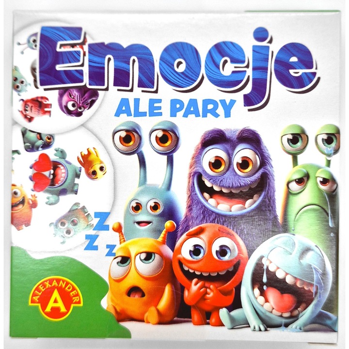 Образователна игра Ale Pary Emocje, Александър, 31 карти, за деца 4+