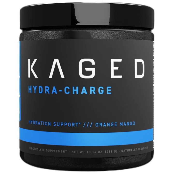 Supliment, Kaged Muscle Hydra-Charge cu taurina si apa de cocos, portocala si mango, 282-288 grame