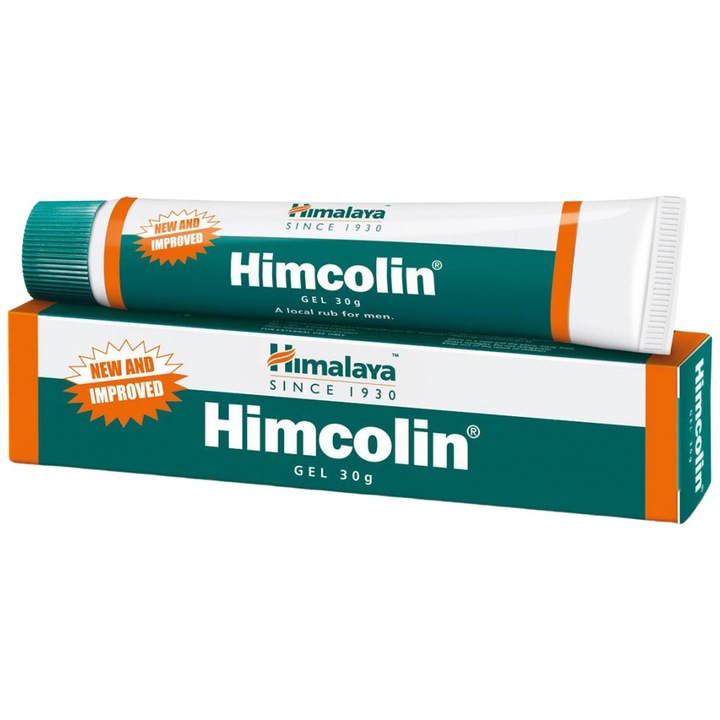 Gel Himcolin Himalaya 30g, pentru probleme cu erectia, efect de hidratare