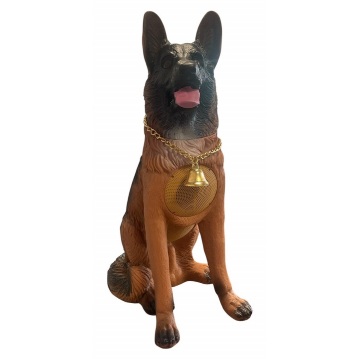 Безжична колона CH-M233 Куче, Микрофон, USB зареждане, 3600 mAh, 20W, Размери на продукта: 312 x 225 x 520 милиметра, Цвят: Кафяв