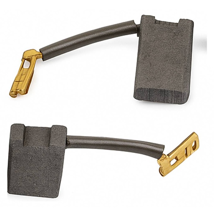 Szén-grafit kefe, csatorna, vezeték, kábelsaru hegy, 6, 3x12, 5x22mm, 2 db-os készlet