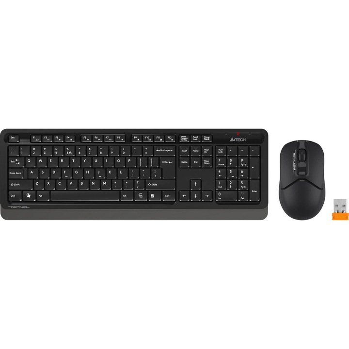 Безжичен комплект A4TECH FStyler FG1012, Черен, Wireless