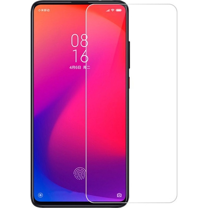 Folie protectie telefon, Tempered Glass, pentru Xiaomi Redmi K20, K20 Pro, Mi 9T, Mi 9T Pro, 6,53 inchi, transparent, 0,3cm grosime