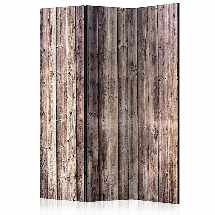 Paraván - Barna fakerítés 135x172