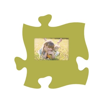 Rama foto tip puzzle, verde exotic, foto 10x15, orizontala Rama foto tip puzzle, verde exotic, foto 10x15, orizontala