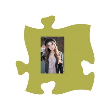 Rama foto tip puzzle, verde exotic, foto 10x15, verticala Rama foto tip puzzle, verde exotic, foto 10x15, verticala