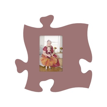 Rama foto tip puzzle, cafeniu, foto 10x15, verticala Rama foto tip puzzle, cafeniu, foto 10x15, verticala