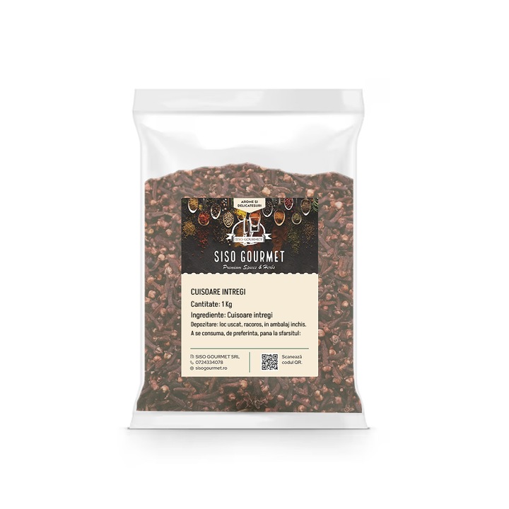 Cuisoare intregi, 1 kg, Siso Gourmet