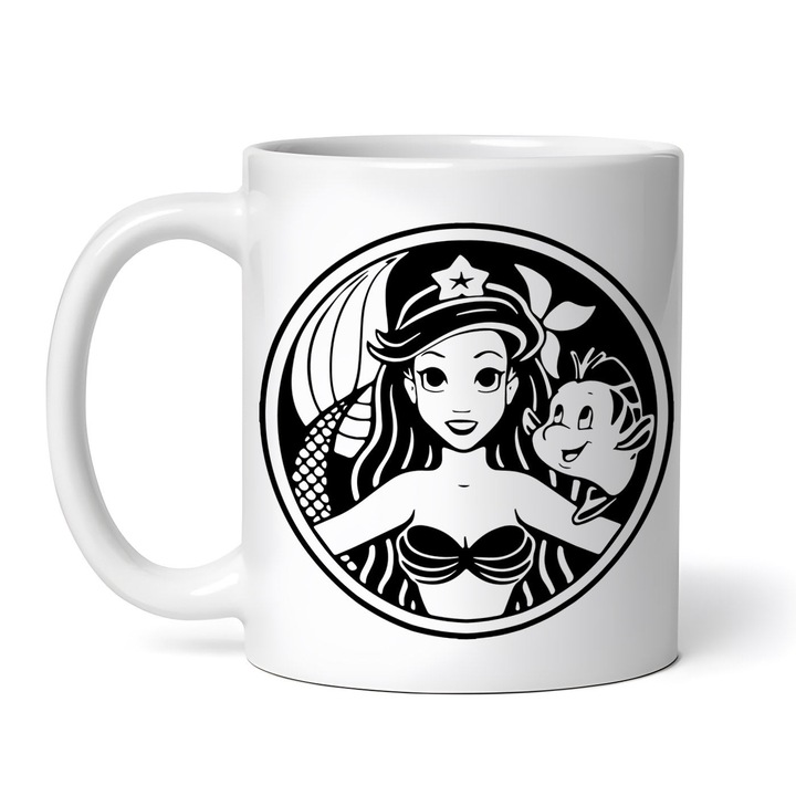 Cana alba personalizata, Starbucks Coffee Ariel, INOVATIX®. 330ml