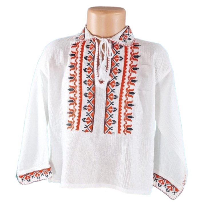 Ie nationala pentru baieti. broderie multicolor.7-8 ANI/L