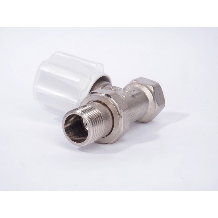 Robinet pentru radiator Klepsan, drept, alama solida, 1/2 inchi